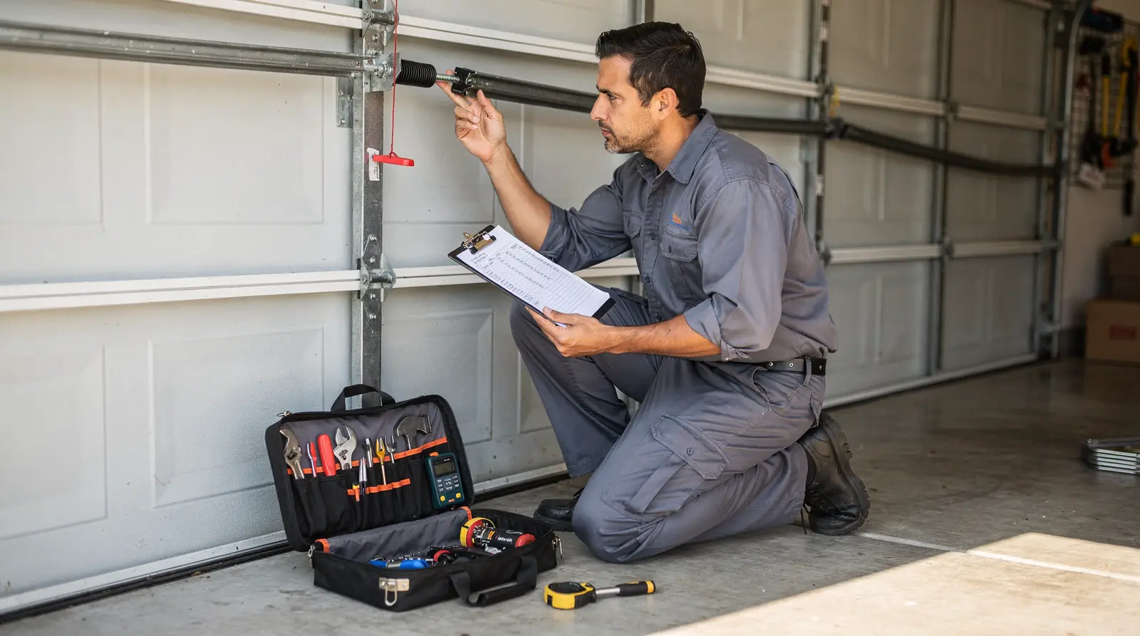 Common repair calls involve jammed or inoperable doors, slow or erratic movement, unusual sounds