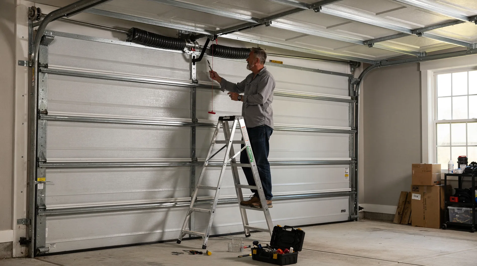 Garage doors are heavy and can pose serious safety risks if not handled correctly