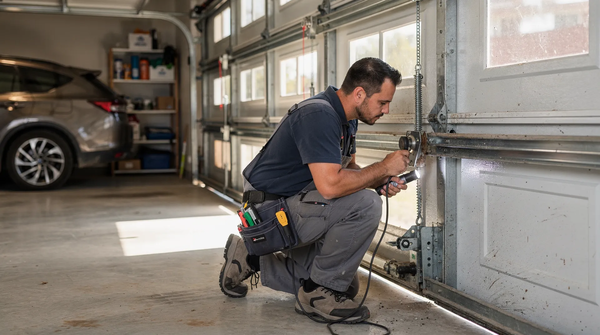 Precision Garage Door Service offers same-day service and phones answered 24 hours a day