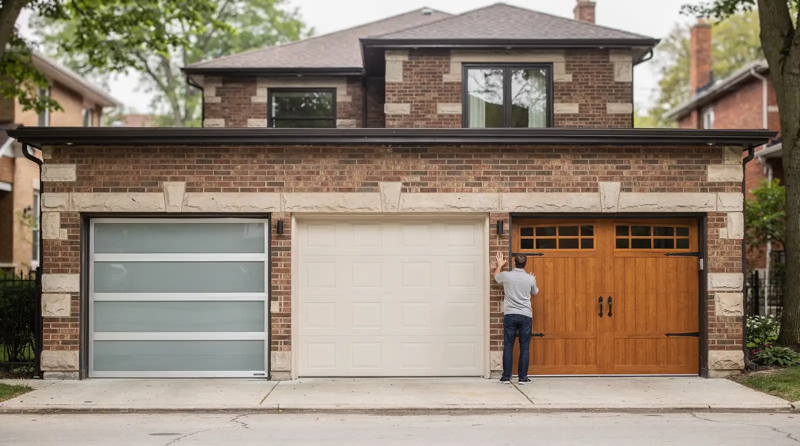 Today's residential garage doors go beyond traditional, carriage-house, and contemporary options to fit nearly any