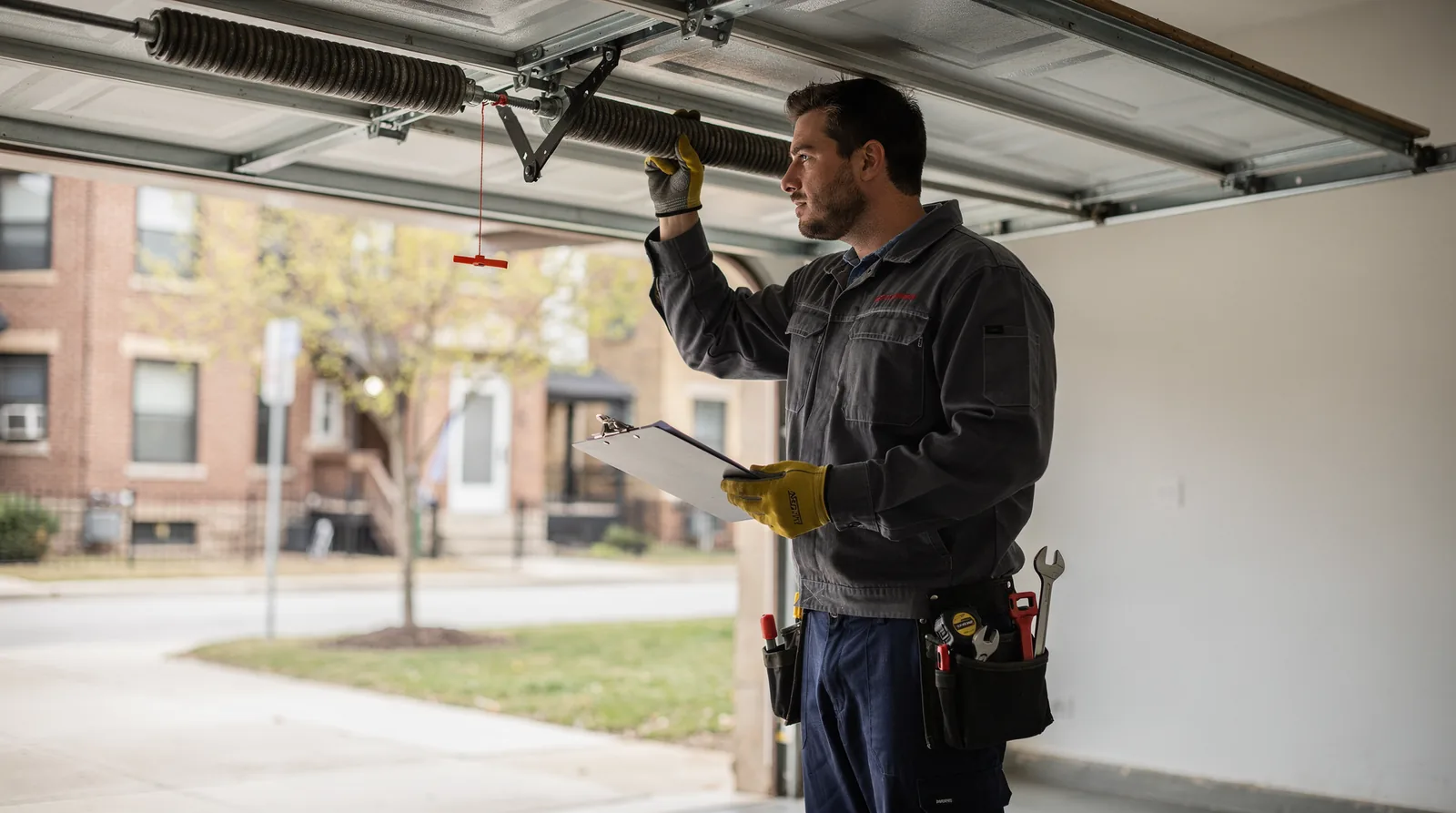 In Chicago, garage door spring replacement typically runs about $350 per pair; Transparent pricing means