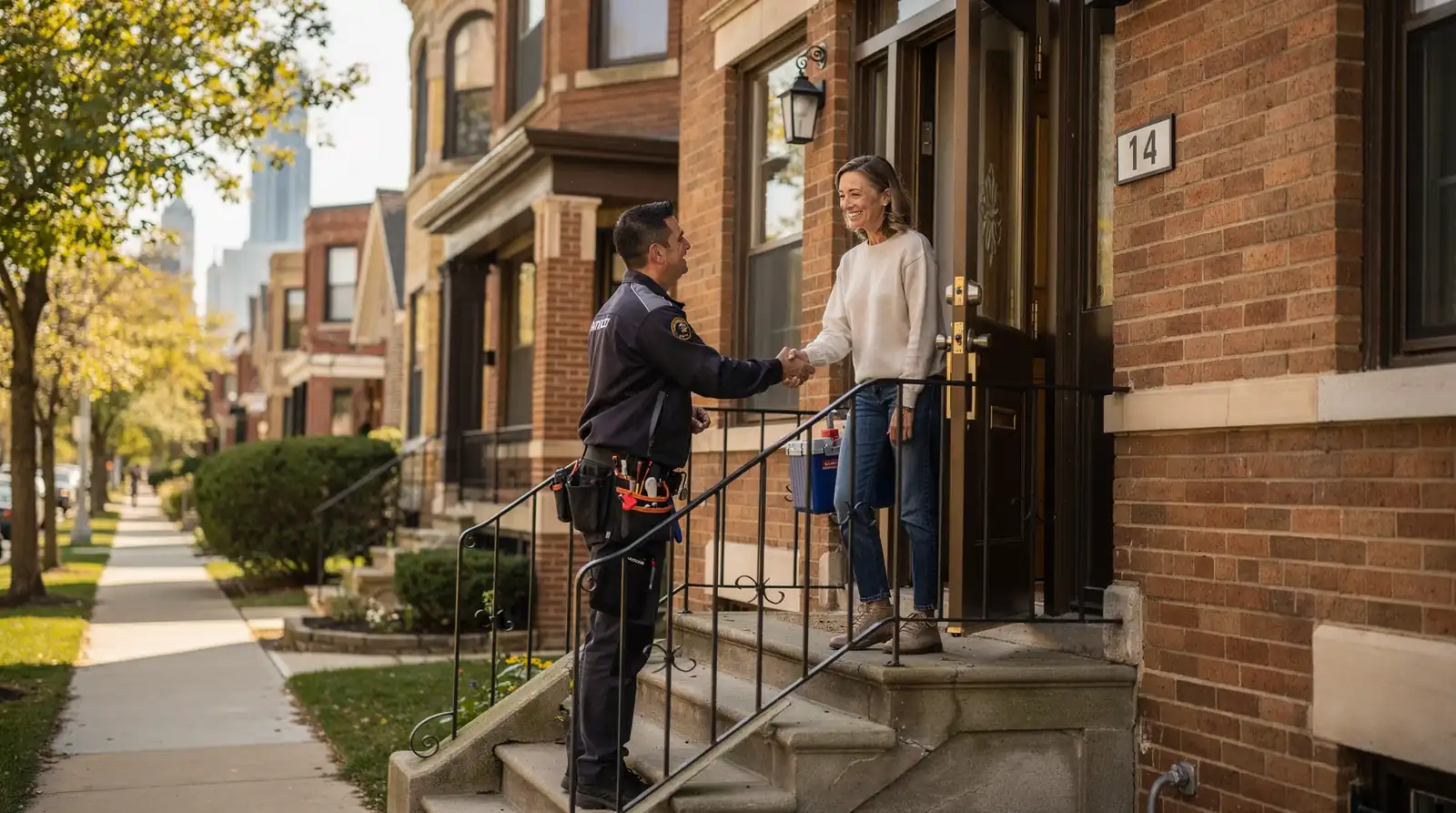 Precision's phones are answered by real people 24/7 for Chicago-area emergencies; Precision provides service across